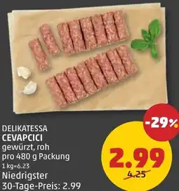 PENNY Delikatessa Cevapcici Angebot