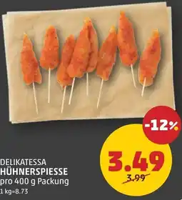 PENNY Delikatessa Hühnerspiesse Angebot