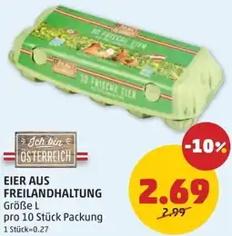 PENNY Eier aus Freilandhaltung Angebot