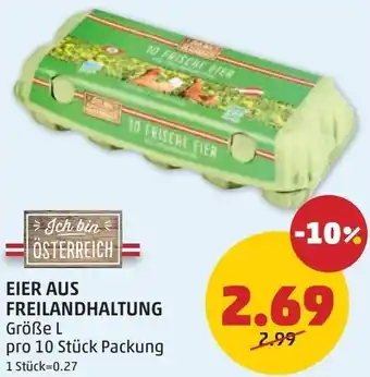 PENNY Eier aus Freilandhaltung Angebot