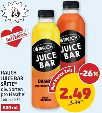 PENNY Rauch Juice Bar Säfte Angebot