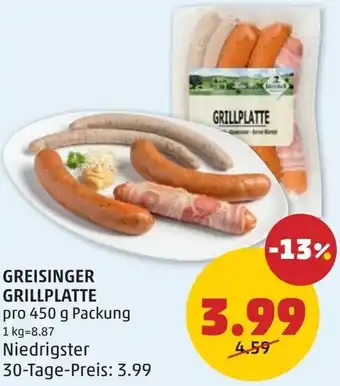 PENNY Greisinger Grillplatte Angebot