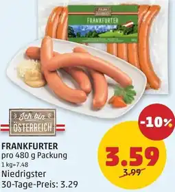 PENNY Frankfurter Angebot