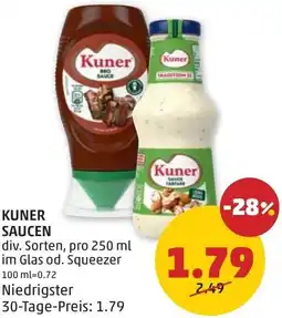 PENNY Kuner Saucen Angebot