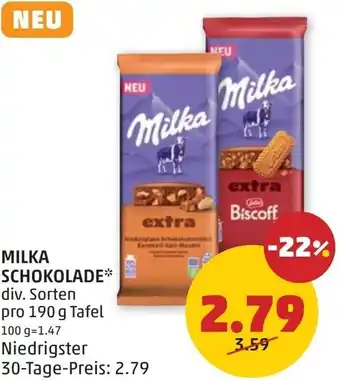 PENNY Milka Schokolade Angebot
