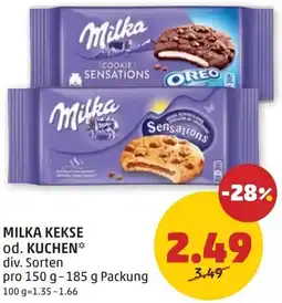 PENNY Milka Kekse od. Kuchen Angebot