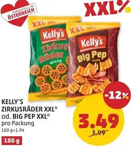PENNY Kelly's Zirkusräder xxl od. big pep xxl Angebot