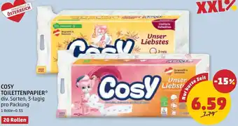 PENNY Cosy toilettenpapier Angebot