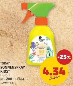 PENNY Today sonnenspray kids Angebot