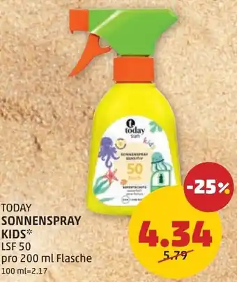 PENNY Today sonnenspray kids Angebot