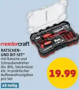 PENNY Meistercraft ratschenund bit set Angebot