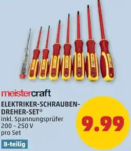 PENNY Meistercraft elektriker schrauben dreher-set Angebot