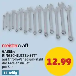 PENNY Meistercraft gabel ringschlüssel-set Angebot