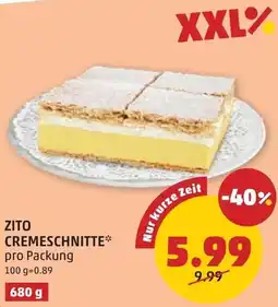 PENNY Zito cremeschnitte Angebot