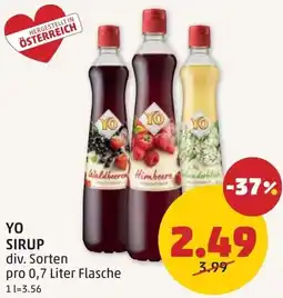 PENNY Yo sirup Angebot