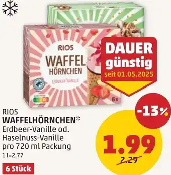 PENNY Rios waffelhörnchen Angebot