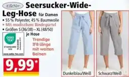 Norma Elle Nor Seersucker Wide Leg Hose Angebot