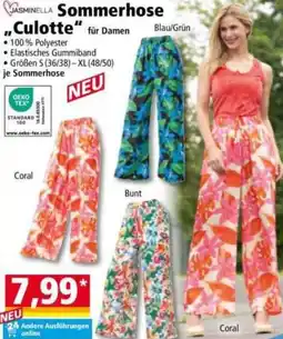 Norma JASMINELLA Sommerhose Culotte Angebot