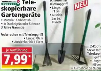 Norma Power Garden Teleskopierbare Gartengeräte Angebot