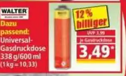 Norma WALTER Universal Gasdruckdose Angebot