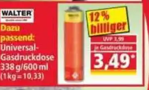 Norma WALTER Universal Gasdruckdose Angebot
