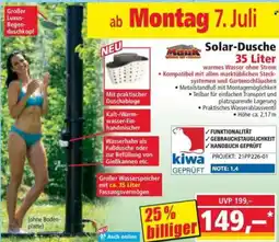 Norma Solar Dusche Angebot