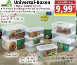 Norma TOPTEX Universal-Boxen Angebot