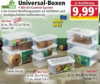 Norma TOPTEX Universal-Boxen Angebot