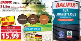 Norma BAUFIX PUR Langzeitlasur Angebot