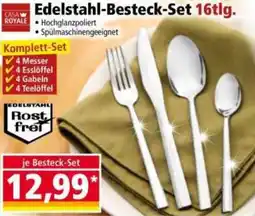 Norma CASA ROYALE Edelstahl Besteck Set 16tlg Angebot