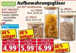 Norma KESPER Aufbewahrungsgläser Angebot