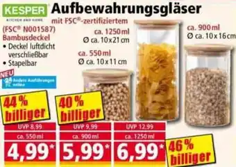 Norma KESPER Aufbewahrungsgläser Angebot