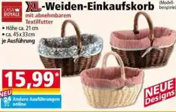 Norma CASA ROYALE XL Weiden Einkaufskorb Angebot