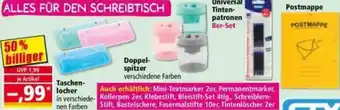 Norma Taschenlocher, Doppelspitzer, Universal Tinten patronen Angebot