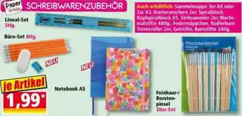 Norma Lineal, Büro, Notebook A5, Feinhaar Borstenpinsel Angebot