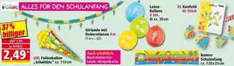 Norma Folienballon, Girlande mit Dekorationen, Latex Ballons, Konfetti , Banner Angebot