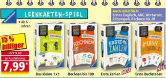 Norma Lernkarten spiel Angebot