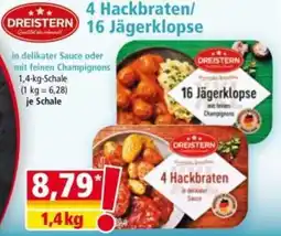 Norma DREISTERN 4 Hackbraten/ 16 Jägerklopse Angebot