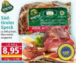 Norma SENFTER Südtiroler Speck Angebot