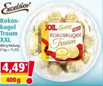 Norma Excelsior Kokoskugel Traum XXL Angebot