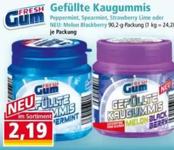 Norma Fresh Gum Gefüllte Kaugummis Angebot