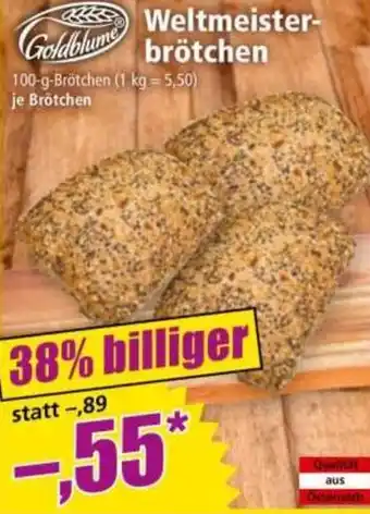 Norma Weltmeisterbrötchen Angebot