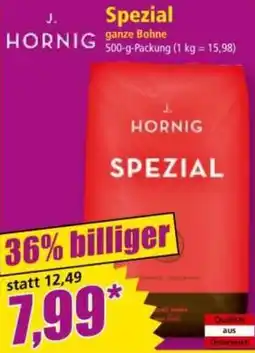Norma J. Spezial Hornig ganze Bohne Angebot