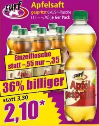Norma Surf Apfelsaft Angebot