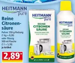 Norma HEITMANN pure Reine Citronen- säure Angebot