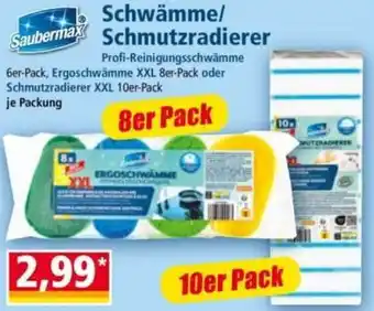 Norma Saubermax Schwämme/ Schmutzradierer Angebot