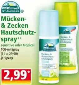 Norma Mücken & Zecken Hautschutz spray Angebot