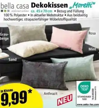 Norma bella casa Dekokissen Moretti Angebot