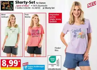 Norma Shorty Set Angebot
