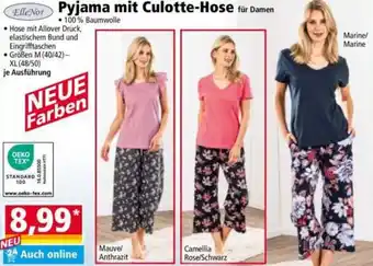 Norma Elle Nor Pyjama mit Culotte Hose Angebot
